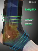 Фиксатор голеностопа GLANIS Ankle BraceX — кадр 1