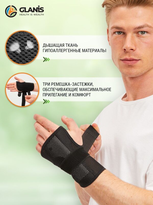 Фиксатор запястья GLANIS Wrist BraceX — кадр 3